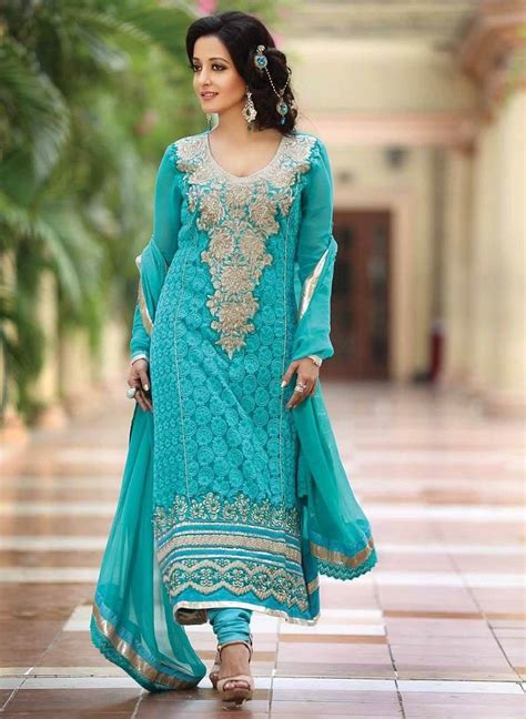 Latest Salwar Kameez Neck Designs Catalogue With Border 2015 Latest Fashion Dresses Kameez