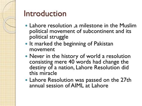 PPT - Lahore Resolution (1940 ) PowerPoint Presentation, free download - ID:1789032