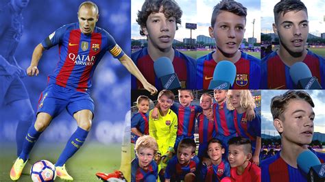 Fc barcelona at a glance: FC Barcelona academy players shower Iniesta with praise ...