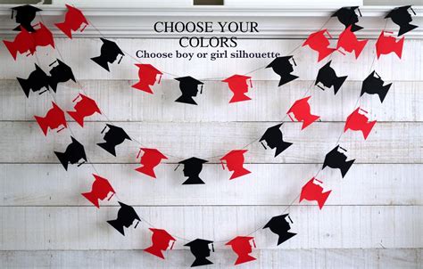Graduation Cap Garland Graduation Garland Graduation Party