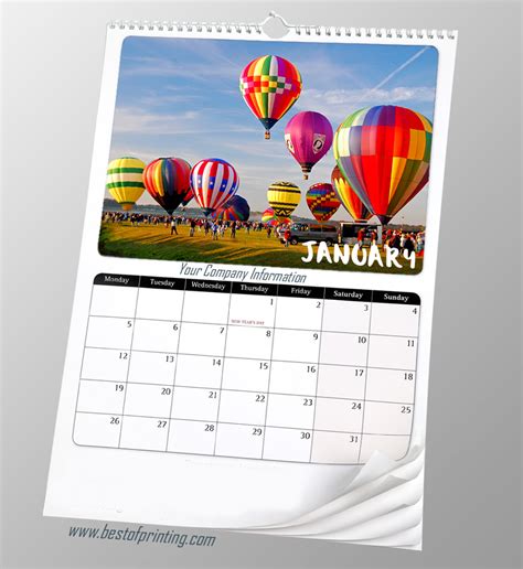 Online Calendar Printing Nyc Custom Calendar Printing Bestofprinting