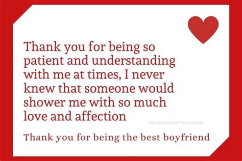 Thank You Messages And Quotes For Boyfriend