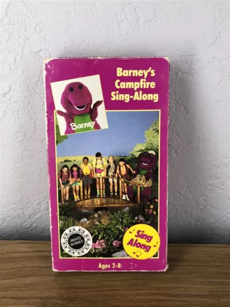 Barney Vhs Barneys Campfire Sing Along Backyard Gang 1990 £635