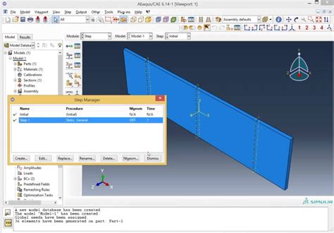 Quick And Easy Three Point Bend Fe Analysis With This Abaqus Plugin Youtube