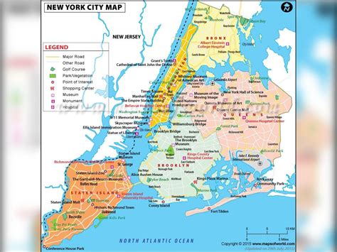 Map Of New York Boroughs Térkép Lakitelek