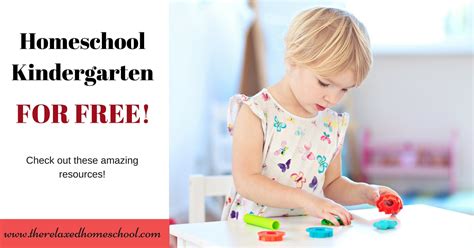 You Can Homeschool Kindergarten For Free Learn How