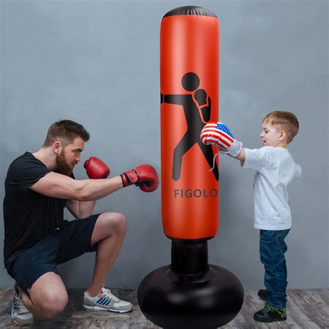 Inflatable Punching Bag For Kids 63inch Punching Bag Freestanding