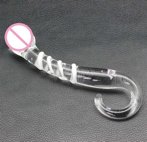 New Arrival White Glass Anal Hook With Diameter 30mm Glans Fashion