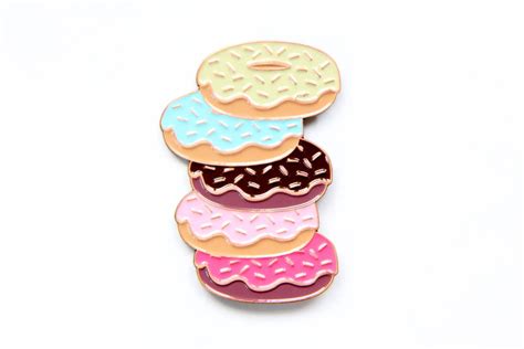 Doughnuts Enamel Pin Lapel Pins For Erin Condren Life Planner Lovers