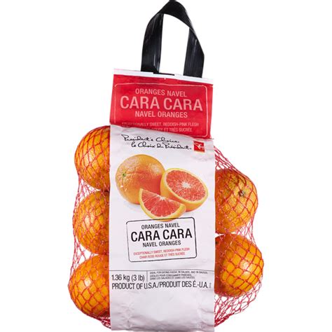 Pc Navel Oranges Cara Cara 3 Lb Bag Pcca