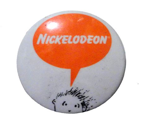 Vintage Nickelodeon Pinwheel 1985 80s Pin Tv Show Movie Promo Lapel Mtv