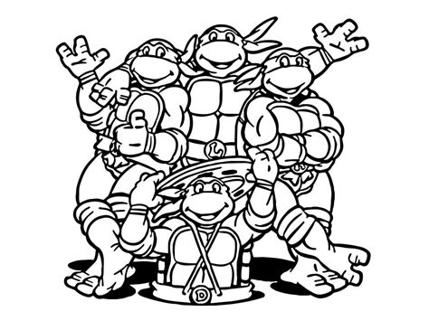 Here are fun free printable turtle coloring pages for children. Teenage Mutant Ninja Turtles Coloring Pages - Best ...