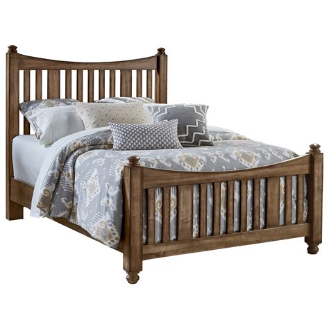 Choose from unfinished beds, headboards or storage beds. Artisan & Post Maple Road Solid Wood Queen Slat Poster Bed ...