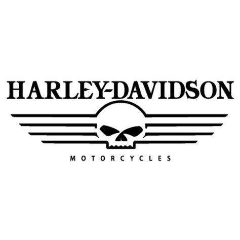 Sticker Harley Davidson Motorcycles Skull Logo