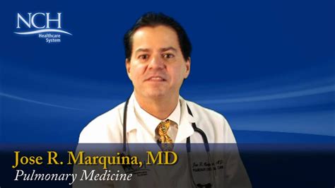Dr Jose R Marquina A Pulmonologist At The Nch Healthcare System In
