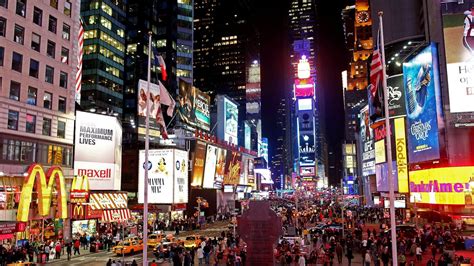 New York Time Square Photography Hd Wallpaper Wallpaper Flare