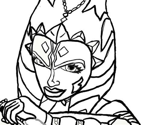 Ahsoka Coloring Pages Download And Print For Free