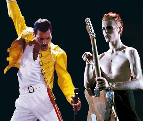 Freddie Mercury Ft David Bowie - Queen David Bowie Ian Hunter Mick Ronson Heroes Freddie Mercury Tribute