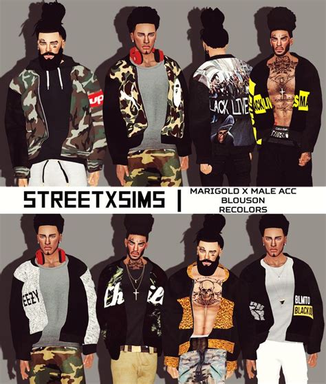 Streetxsims Sims 4 Men Clothing Sims 4 Male Clothes Sims 4