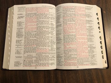 PERSONALIZED KJV Large Print Thompson Chain Reference Study Bible