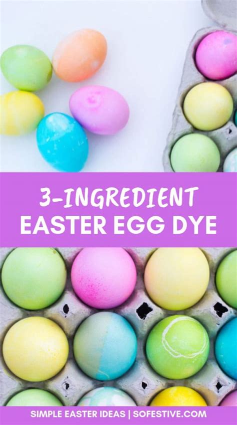 Easter Egg Dye Homemade Recipe 2021 So Festive
