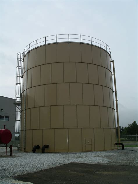 Tectank Epoxy Coated Liquid Storage Tanks Manufacturer Cone Roof