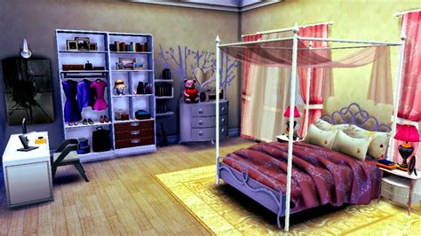Sims 4 Room Downloadscatchy Sweet Bedroom Sanjana Sims Studio