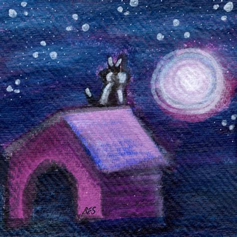 Moonlight Kitty Bernadette Artwork