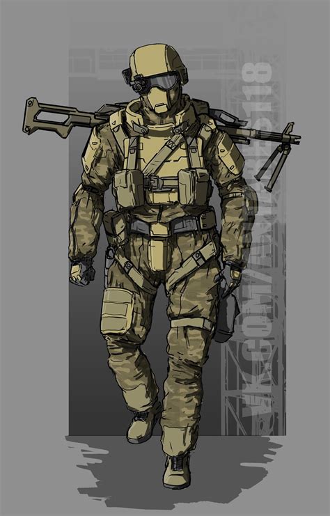Artstation Concept Soldiers Eldar Safin Military Artwork Armor