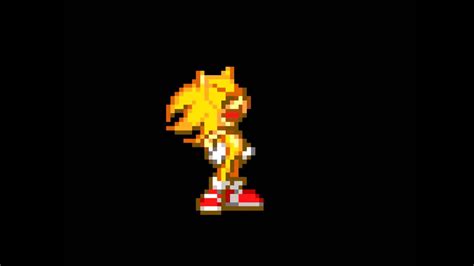 Transformation Super Sonic Sprite Sheet Super Sonic God Super Sonic Sprites Remake By Mypicts On