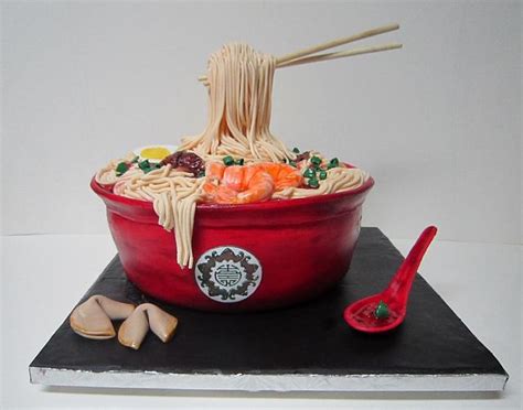 Noodle Bowl Cake Decorated Cake By Themixcustomcakes Cakesdecor