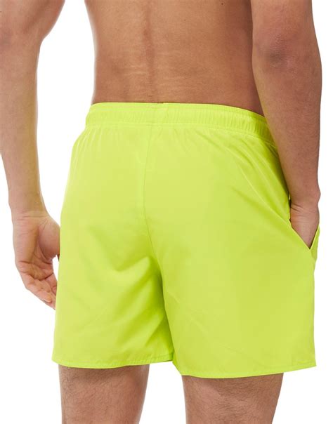 Lyst Adidas Solid Swim Shorts In Yellow For Men