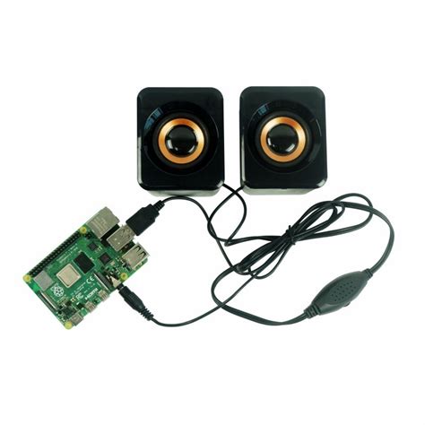 W Stereo Usb Powered Mm Jack Speaker Black