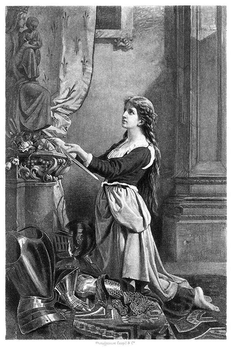 Joan Of Arc 1412 1431 Painting By Granger Fine Art America