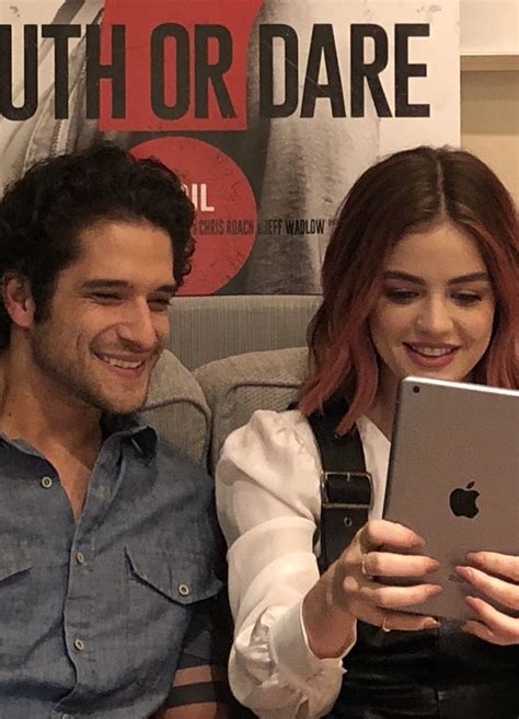 Lucy Hale And Tyler Posey Play A Fan Led Game Of Truth Or Dare Twitter