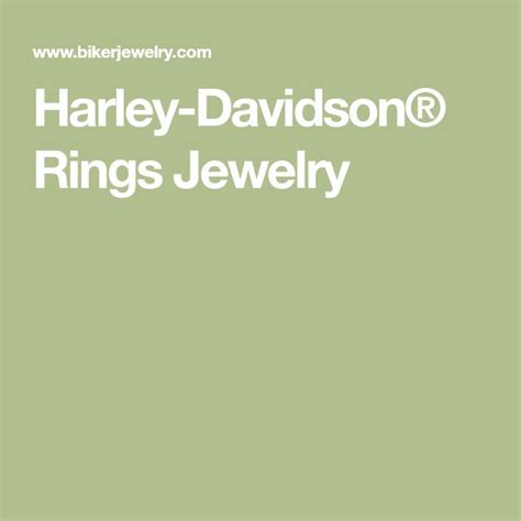 Harley Davidson® Rings Jewelry Harley Davidson Rings Sterling Silver