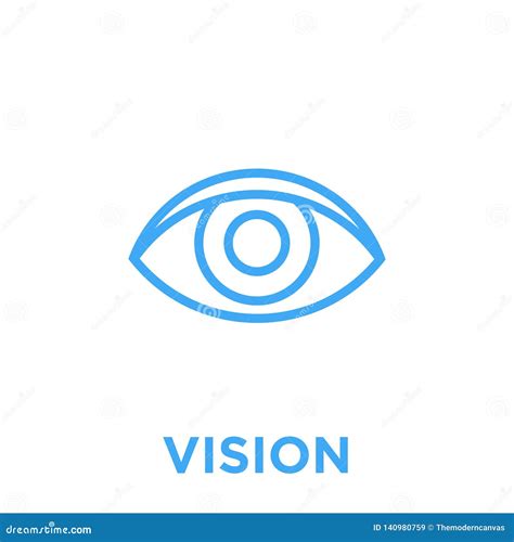 Eye Vision Icon Stock Vector Illustration Of Graphic 140980759