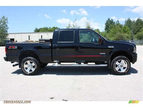 2007 Ford F350 Super Duty Lariat Outlaw Crew Cab 4x4 In Black Photo 4