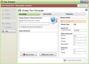 I have no idea what that is, where to find it, or how to you might also want to contact spysweeper's support to see if they have any fixes for the issue. Spy Sweeper | Download | TechTudo