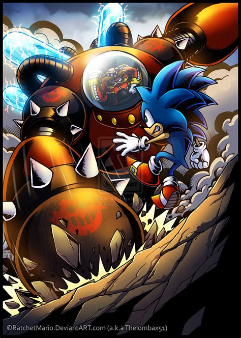 Eggman Vs Sonic Sonic The Hedgehog Fan Art 38312076 Fanpop