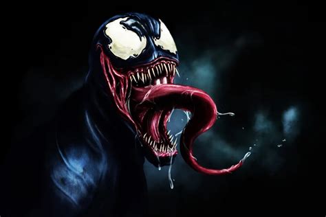 Black Tongue Spider Man Venom Horror Creature Horror Monster Fantasy