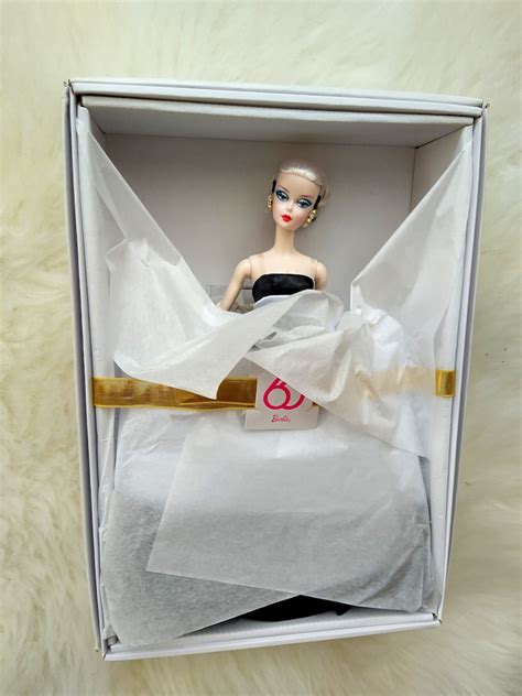 barbie silkstone black and white forever 60th annıversary etsy australia