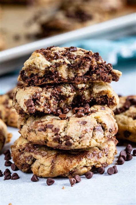 Brown Butter Chocolate Chip Cookies Bakery Style Crazy For Crust