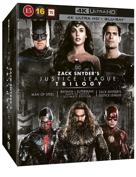 Buy Zack Snyders Justice League Trilogy 4k Ultra Hd Blu Ray 8