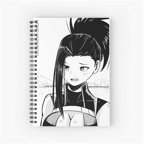 Mha Momo Yaoyorozu Manga Portrait Spiral Notebook For Sale By