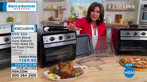 Maybe you would like to learn more about one of these? Curtis Stone DuraElectric 1700Watt 22L Air Fryer Oven w ...