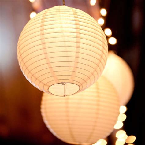 Chinese Round Paper Lanterns Sugarbird Wedding Favours