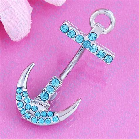 316l Surgical Steel Retail Anchor Belly Navel Ring Body Piercing