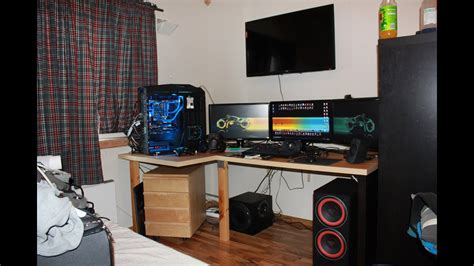 My Ultimate Gaming Setup Room Tour 2014 Youtube
