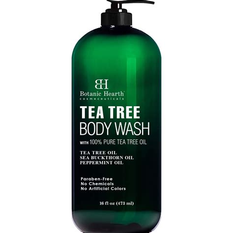 Botanic Hearth 100 Pure Tea Tree Body Wash 16 Fl Oz Tea Tree Body Wash Tea